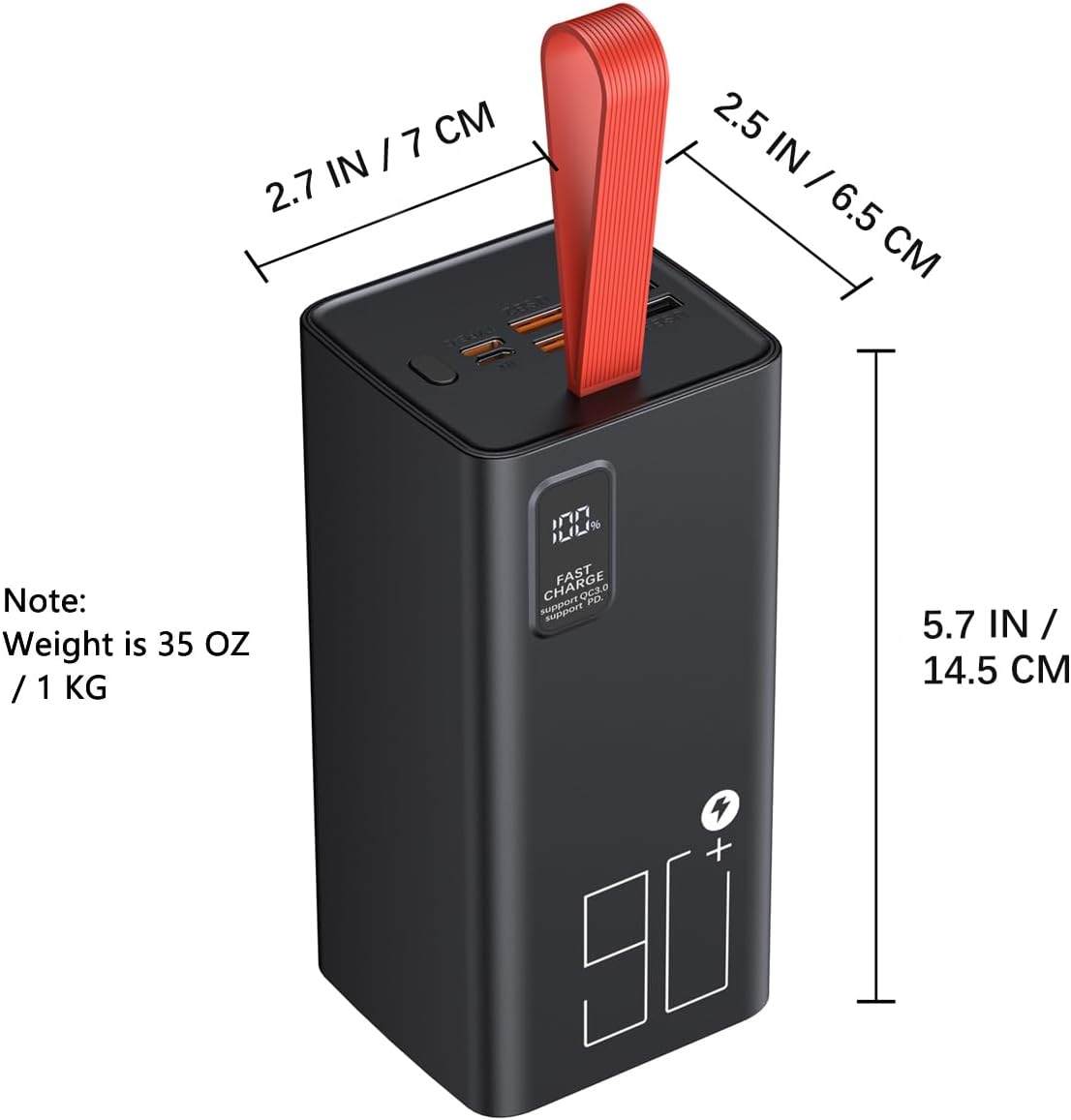 High-Capacity Portable Power Bank